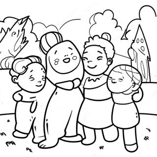 Inclusive Community Coloring Page 23754-19231