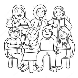 Inclusive Community Coloring Page 23754-19232