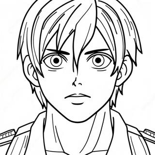 Eren Yeager Coloring Pages