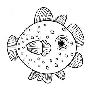 Puffer Fish Coloring Page 23793-19258