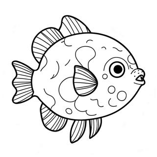 Puffer Fish Coloring Page 23793-19259