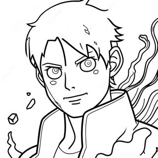 Todoroki With Fire And Ice Coloring Page 23814-19280