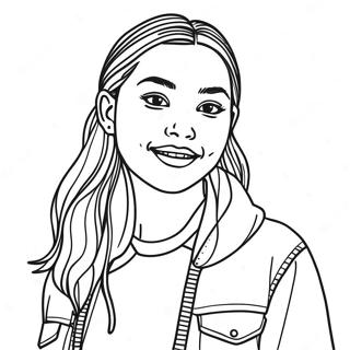 Olivia Rodrigo Coloring Pages