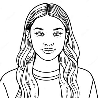 Olivia Rodrigo Coloring Page 2381-2014