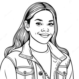 Olivia Rodrigo Coloring Page 2381-2016