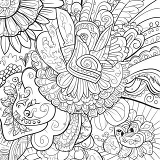 Colorful T Shirt With Fun Patterns Coloring Page 23843-19298