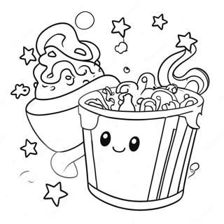 Movie Night Coloring Pages