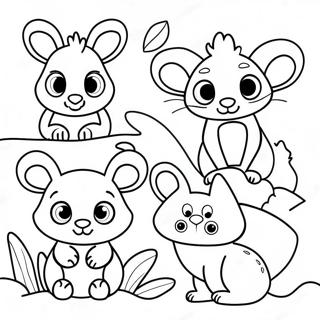 Australian Animals Coloring Pages