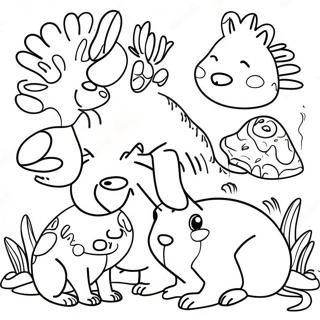 Australian Animals Coloring Page 23893-19339