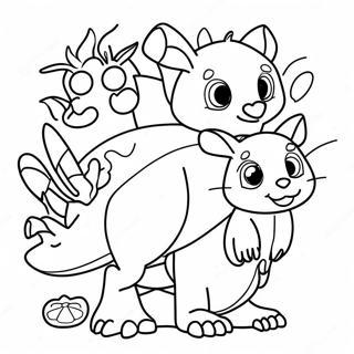 Australian Animals Coloring Page 23893-19340