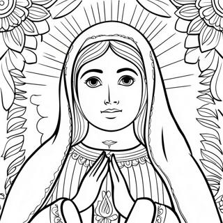 Our Lady Of Guadalupe Coloring Page 23913-19356