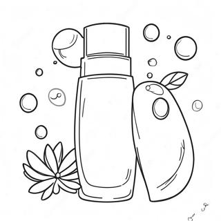 Bubble Skincare Products Coloring Page 2391-2023