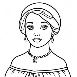 Anastasia Coloring Page 23933-19382