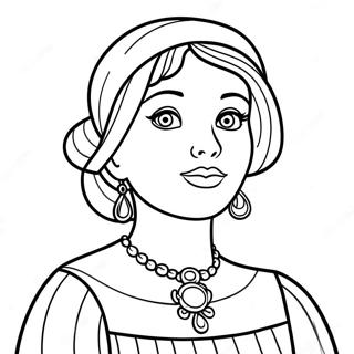 Anastasia Coloring Page 23933-19383