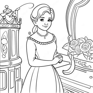 Anastasia In The Enchanted Castle Coloring Page 23934-19371