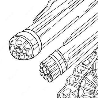 Lightsaber Coloring Pages