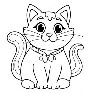 Cat Valentine Coloring Page 24063-19488