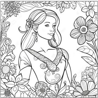 Poetry Coloring Page 24073-19479