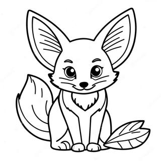 Fennec Fox Coloring Pages