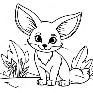 Fennec Fox Coloring Page 24093-19498