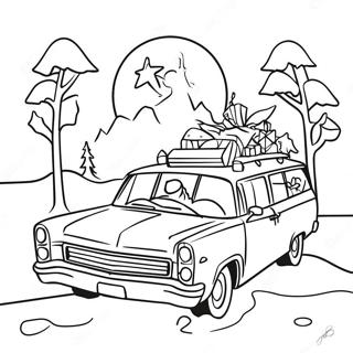 Christmas Vacation Coloring Pages