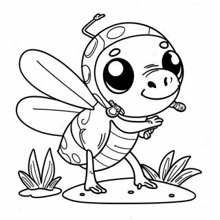 Adventurous Fly Guy Coloring Page 24114-19517