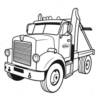 Tow Truck Coloring Pages