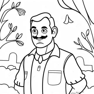 Hello Neighbor Coloring Pages