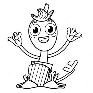 Forky Coloring Pages