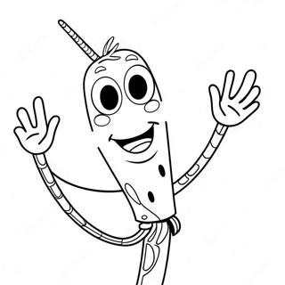 Forky Coloring Pages