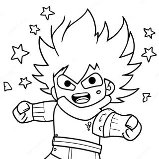 Bakugo Coloring Pages