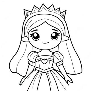 Roblox Royale High Princess Coloring Page 24233-19612