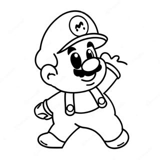 Mario Star Coloring Page 24243-19618