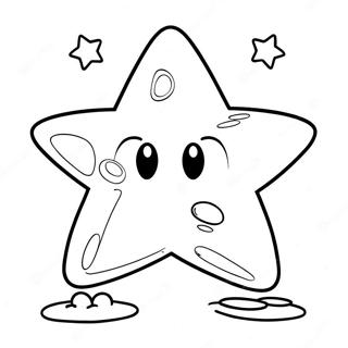 Shiny Mario Star Coloring Page 24244-19621