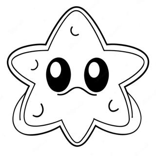 Shiny Mario Star Coloring Page 24244-19624