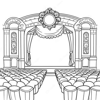 Theater Coloring Pages