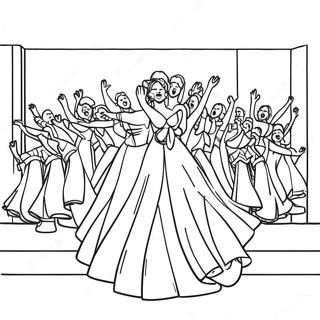 Colorful Stage Performance Coloring Page 24254-19631