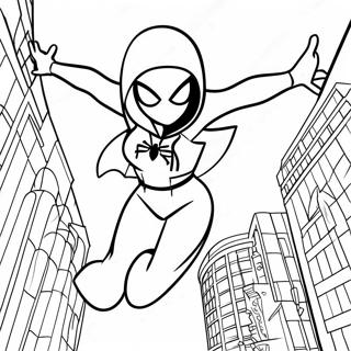 Spider Gwen Coloring Pages