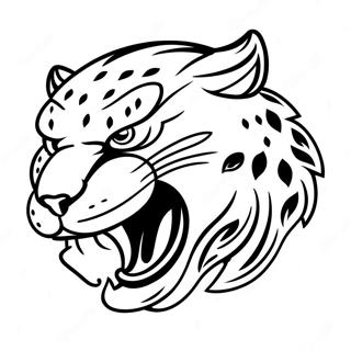 Jacksonville Jaguars Mascot Coloring Page 24284-19653