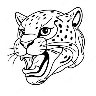 Jacksonville Jaguars Mascot Coloring Page 24284-19656