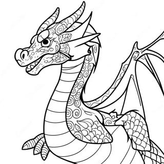 Fire Dragon Coloring Pages