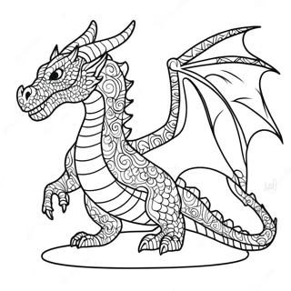 Fire Dragon Coloring Page 24303-19675