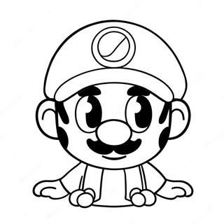 Cappy Mario Odyssey Coloring Page 24313-19670