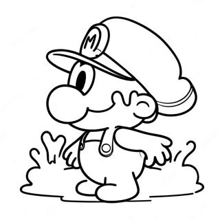 Cappy Mario Odyssey Coloring Page 24313-19672