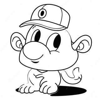 Cappy Transforming Into A Hat Coloring Page 24314-19683