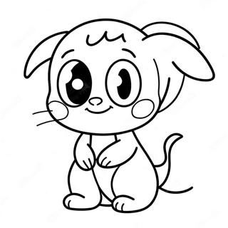 Cute Zero Character Coloring Page 24334-19691