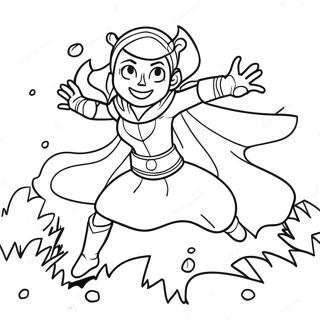 Nimona In Action Coloring Page 24354-19710