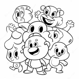 90's Cartoon Coloring Pages