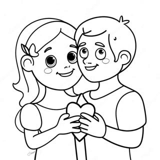 Will You Be My Valentine Coloring Page 24373-19718