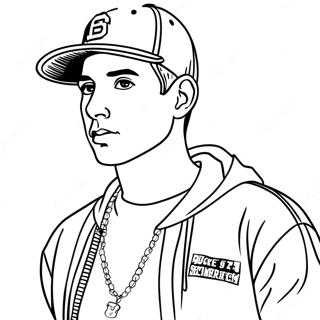 Eminem Coloring Page 24403-19744